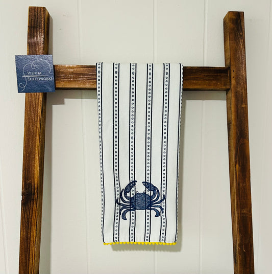 Blue Crab Kitchen Towel