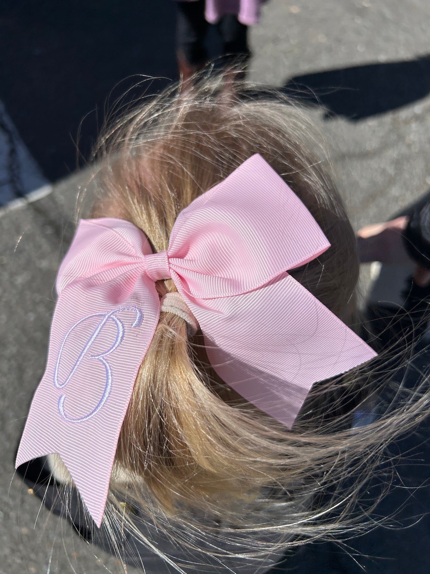 Initial Hair Bows