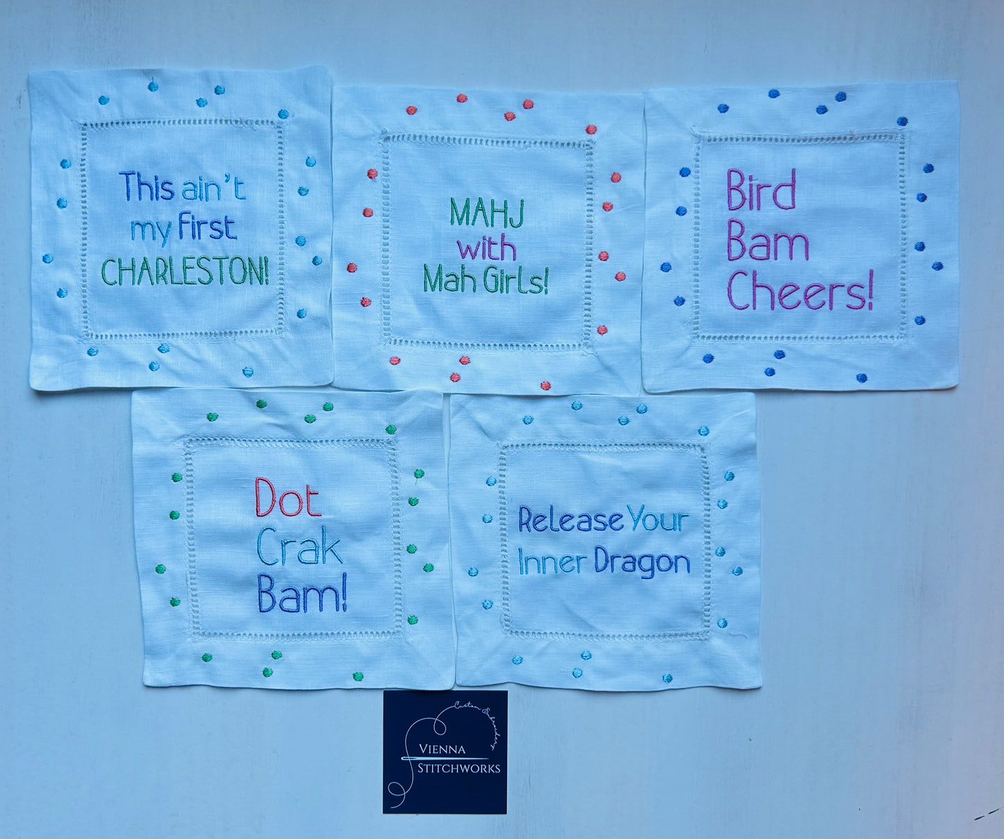 Mahjong Cocktail Napkins