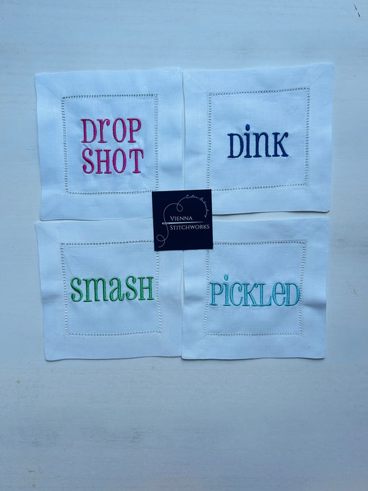 Pickleball Cocktail Napkins