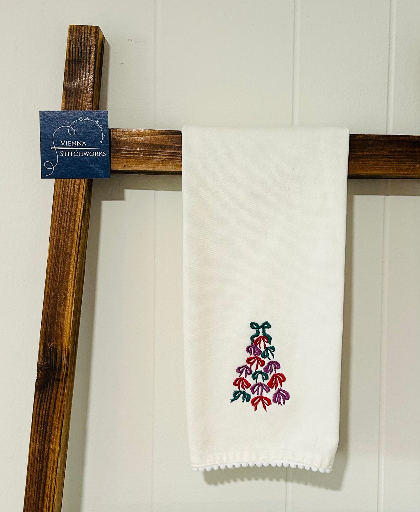 Bow Christmas Tree Kitchen Towel