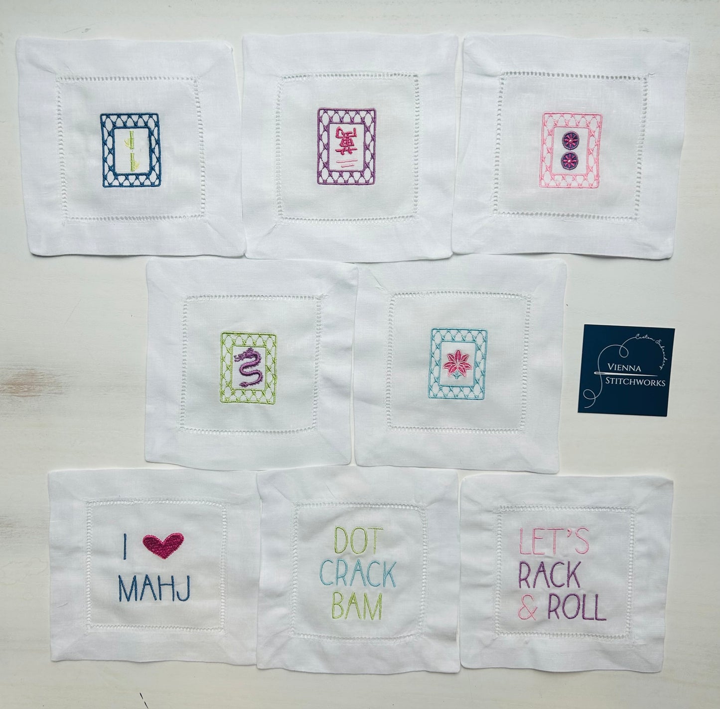 Mahjong Cocktail Napkins