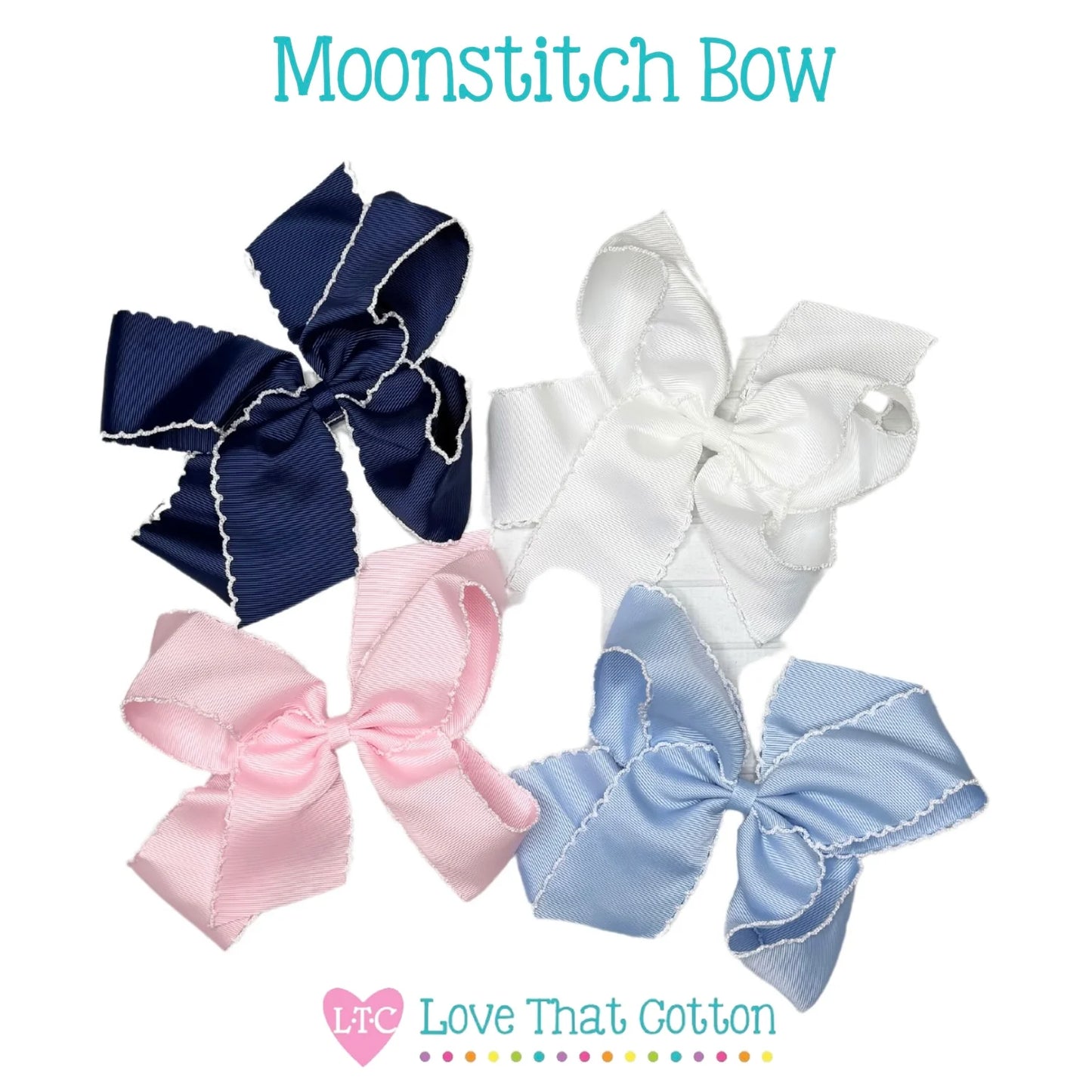 Initial Hair Bows