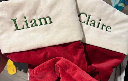 Christmas Stocking - Names on Personal Stockings