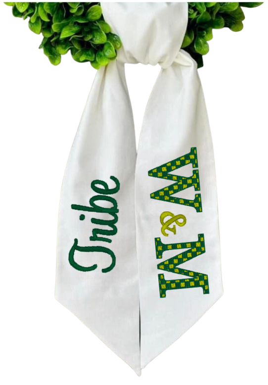 Virginia Collegiate Wreath Sash