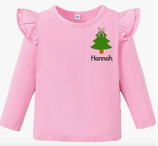 Seasonal Stitches - Christmas Tree with Bow