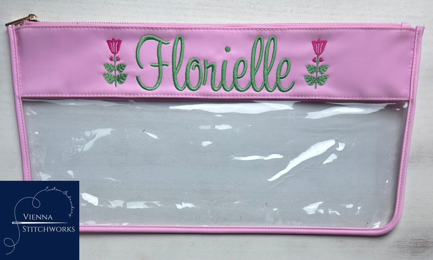 Mahjong - Clear Tile Pouch - Custom