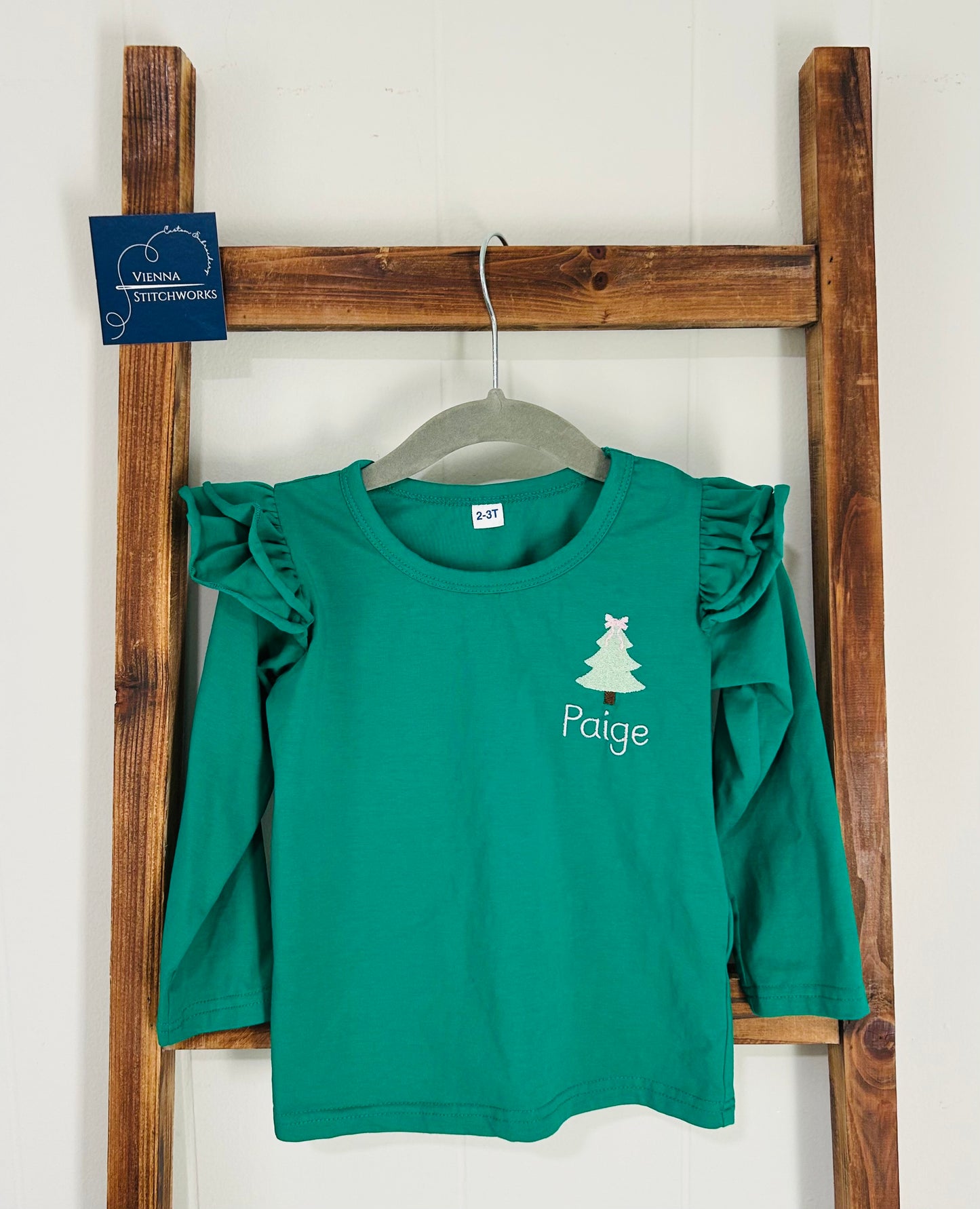 Seasonal Stitches - Christmas Tree with Bow