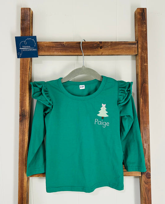 Seasonal Stitches - Christmas Tree with Bow