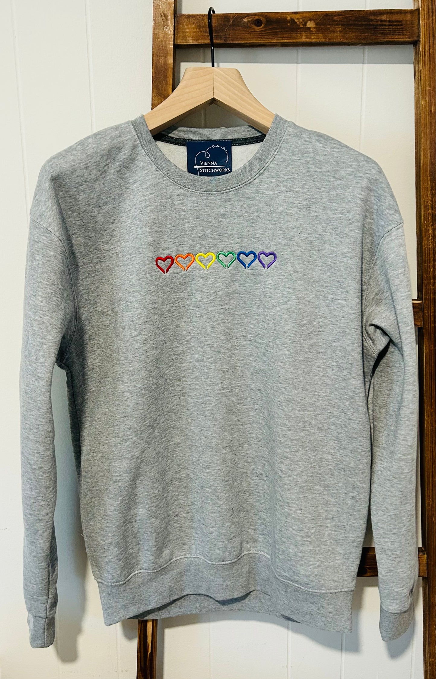 Rustic Love - Hearts Sweatshirt