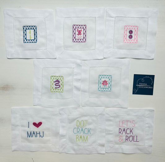 Mahjong Cocktail Napkins