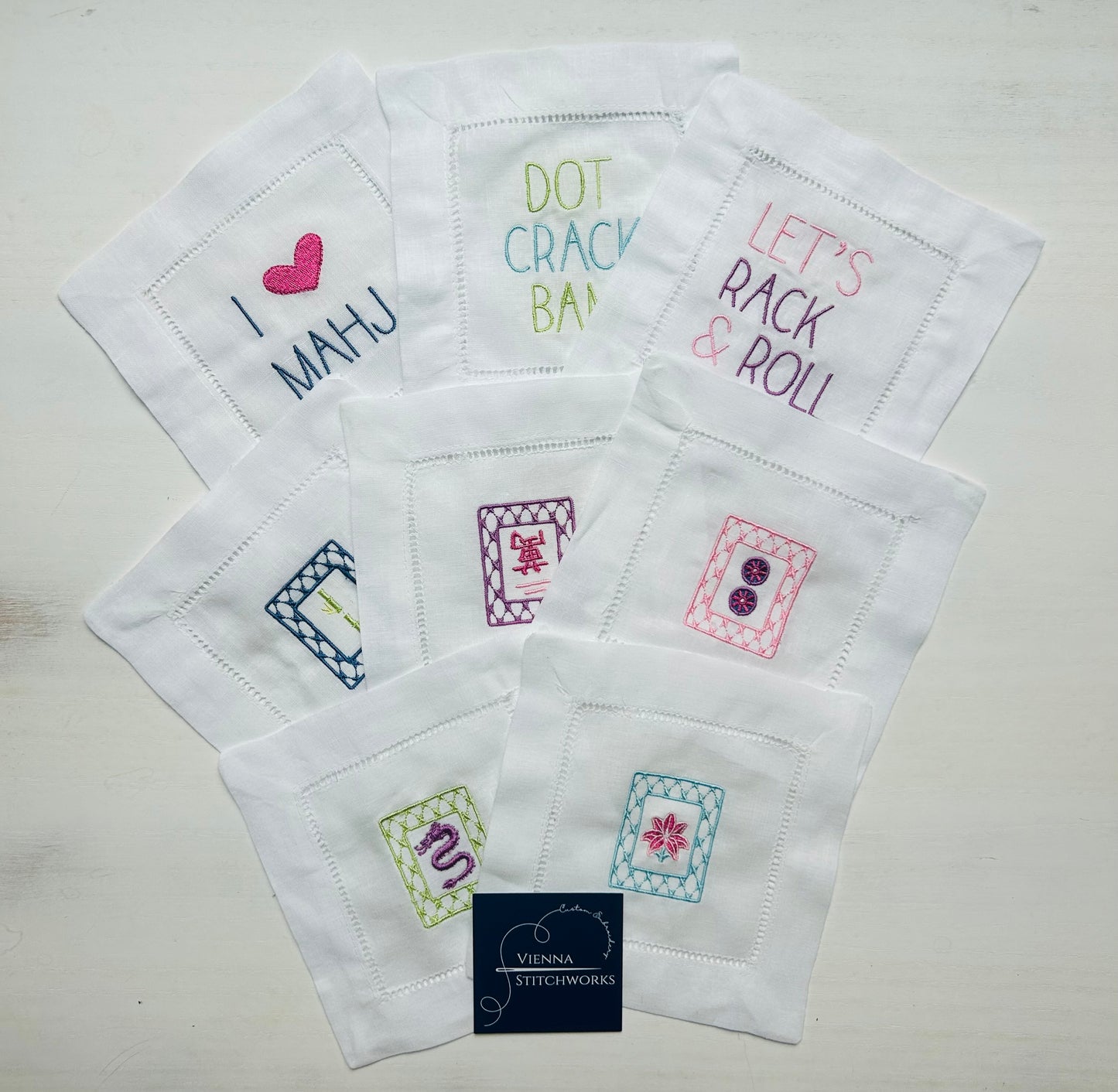 Mahjong Cocktail Napkins
