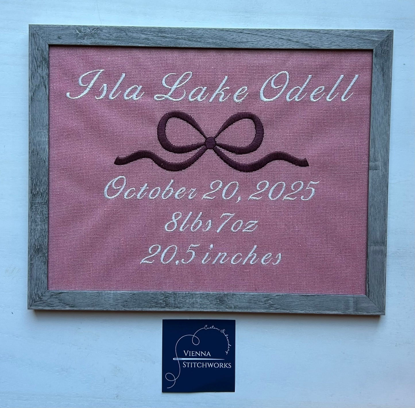 Keepsake Birth Announcement