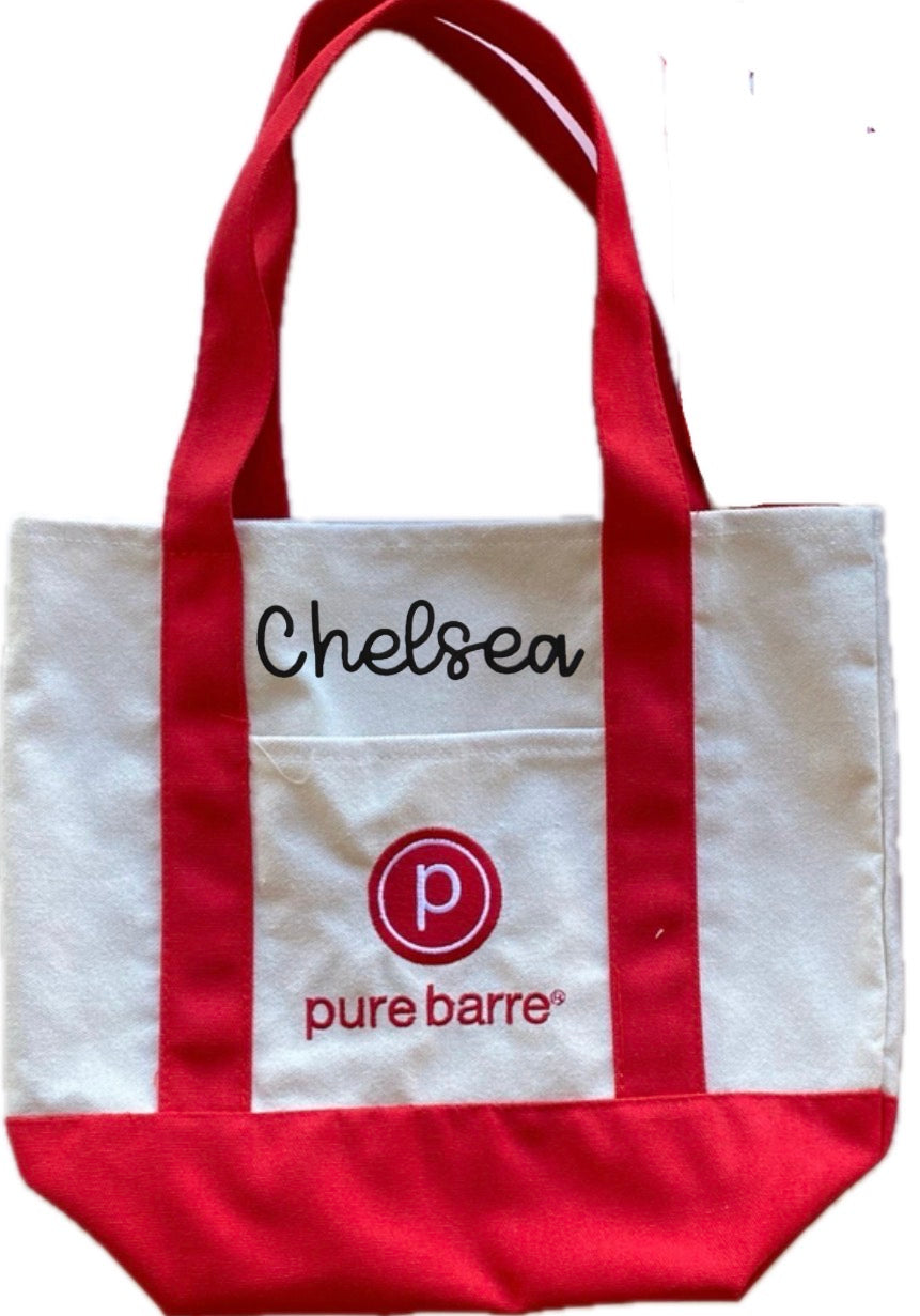 Pure Barre Woodbridge - Bag Embroidery
